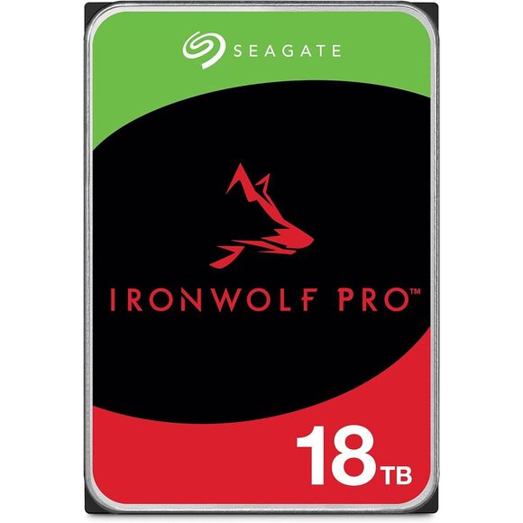 Seagate (ST18000NE000) IronWolf Pro 18TB HDD - 7200 RPM, SATA (1803) - Picture 2 of 5